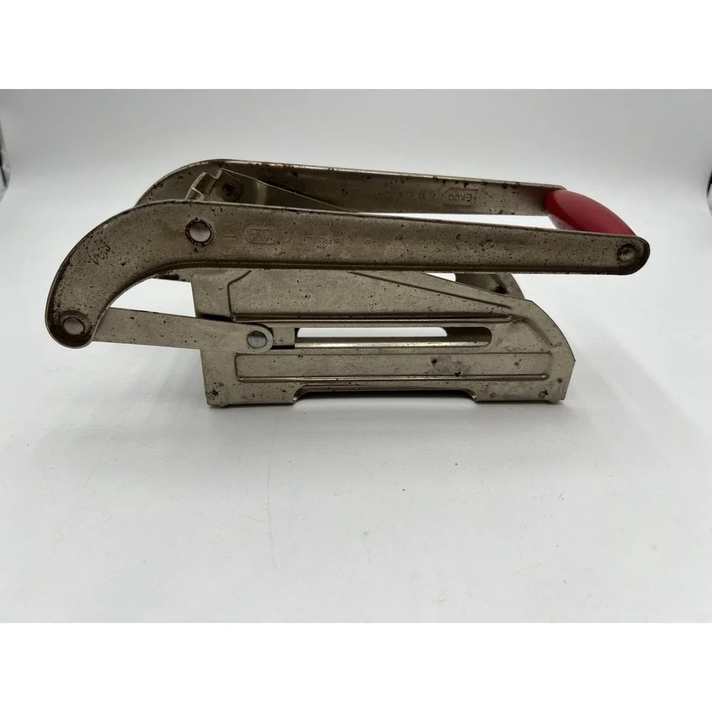 Vintage EKCO Wall Mount French Fry Potato Cutter Vegetable Slicer USA